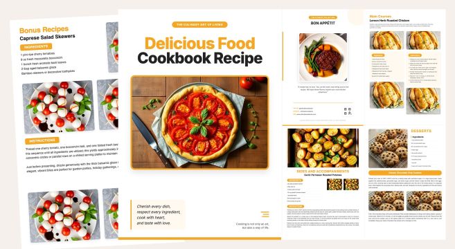 Ultimate Interactive Culinary Cookbook Template