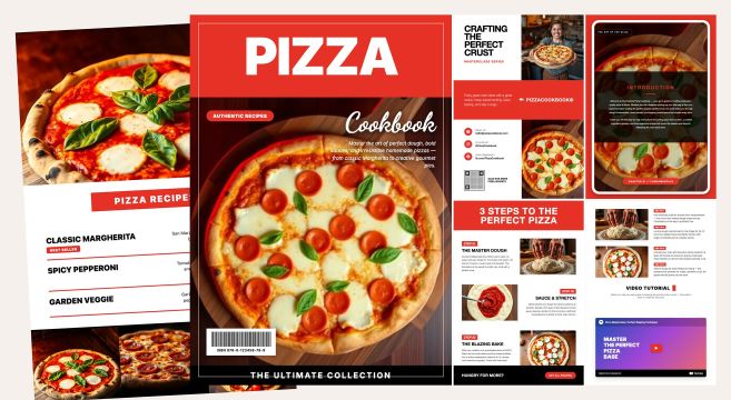 Practical Pizza Cookbook Template