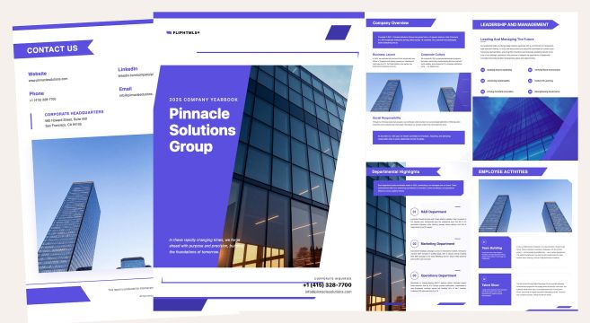 SME Company Yearbook Template
