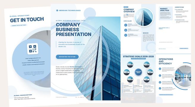 Interactive Company Business Presentation Template