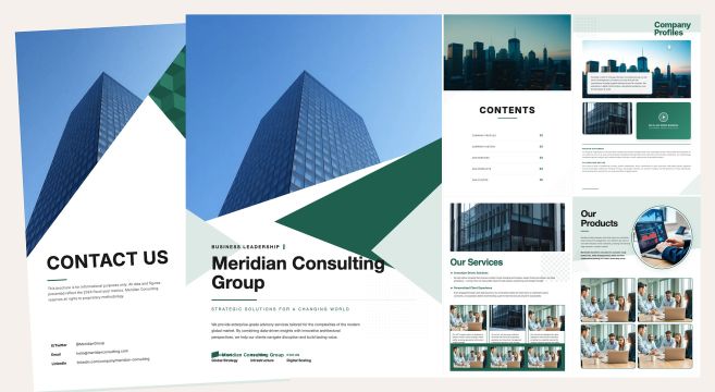 Customizable Business Corporate Brochure Template