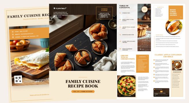 Family Cuisine Recipe Book Template