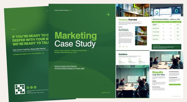Creative Marketing Case Study Template