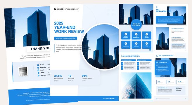 Company Annual Report Template