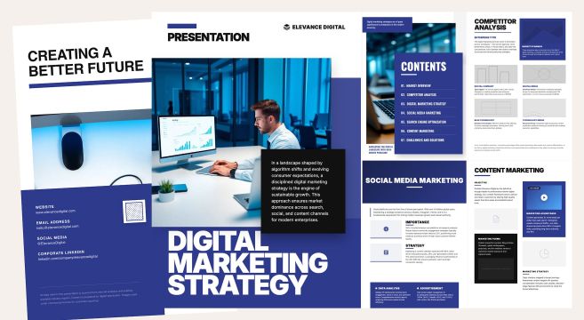 Comprehensive Digital Marketing Strategy Presentation Template