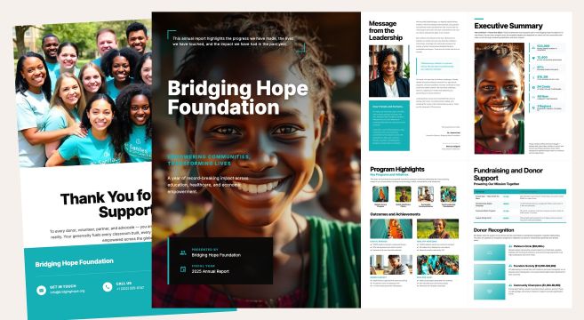 Non Profit Annual Report Template