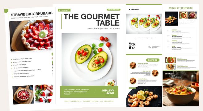 Gourmet Restaurant Recipe Template