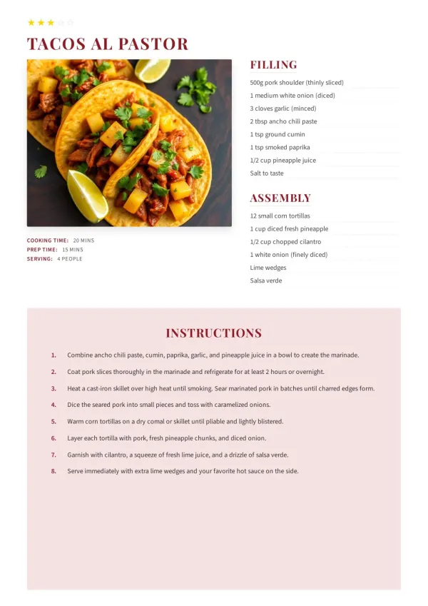 Small Business Menu Book