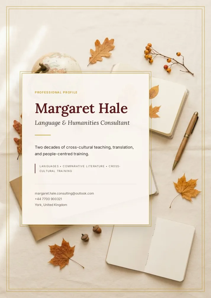 Consultant Profile Brochure