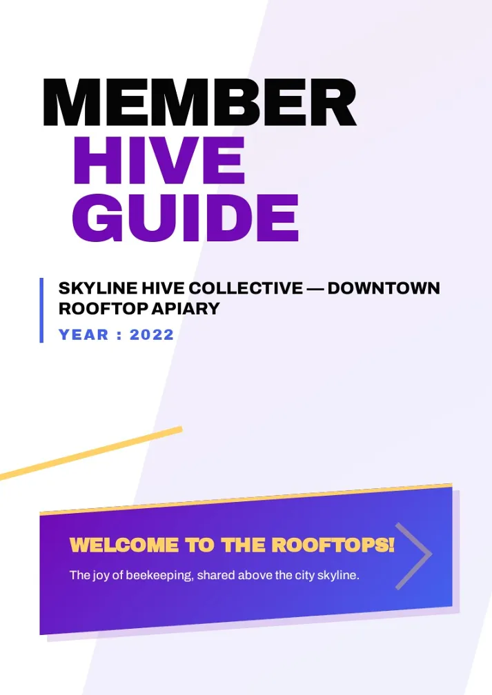 Rooftop Cooperative Welcome Booklet Template