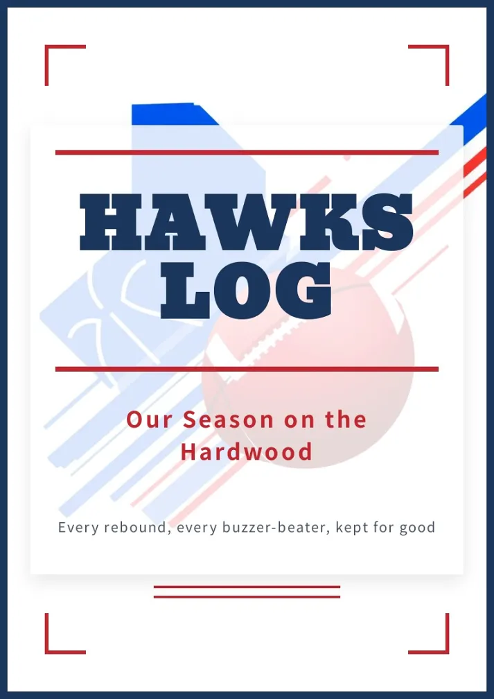 Varsity Season Yearbook Template
