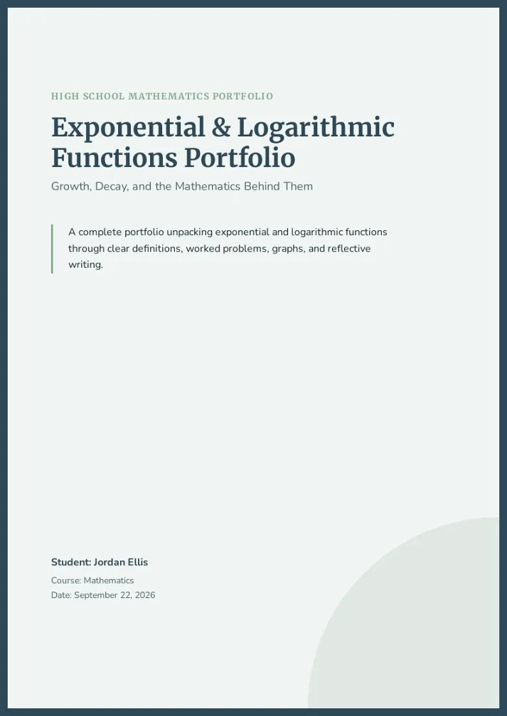 Template cover