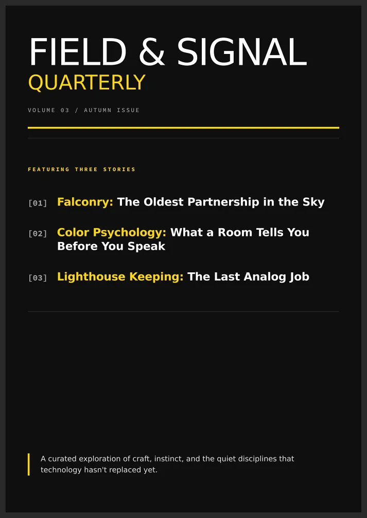 Culture Quarterly Magazine Template