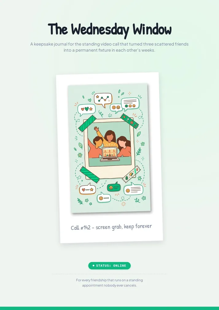 The Wednesday Window Template