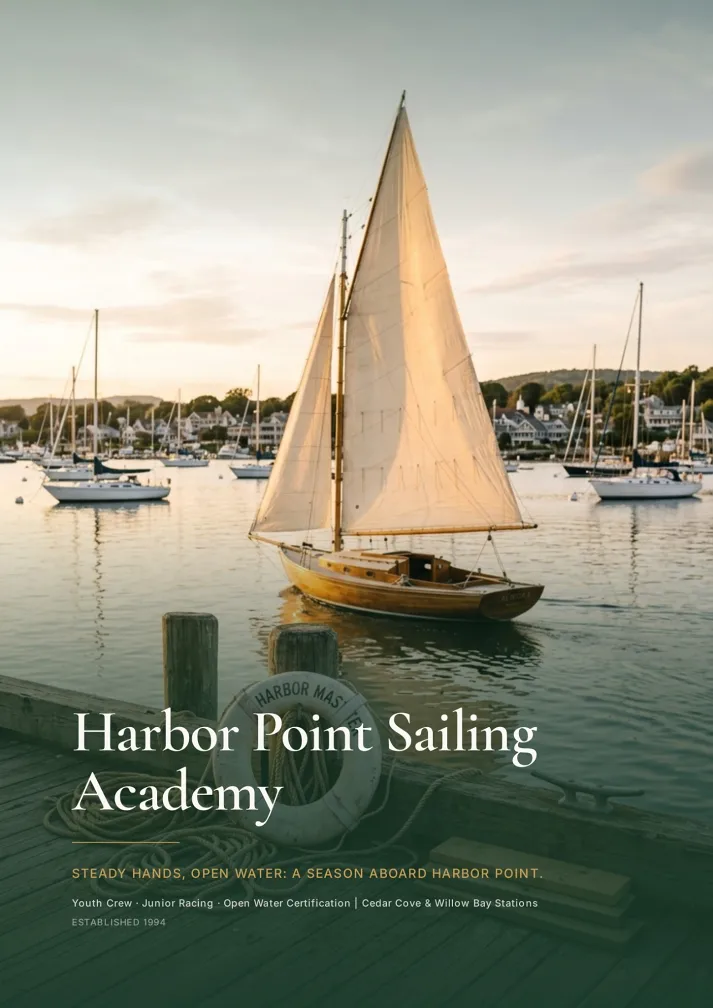 Sailing Academy Season Review Template