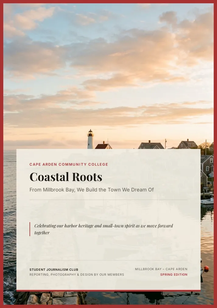 Coastal Community Magazine Template