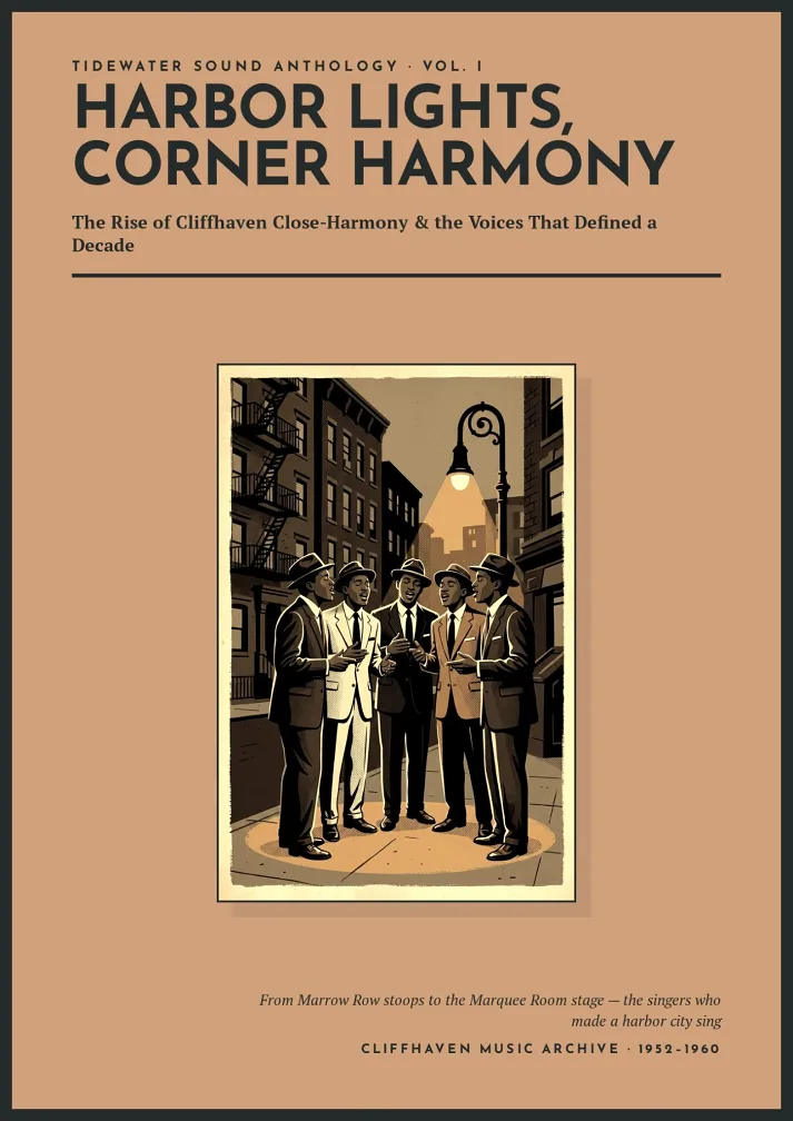 Vocal Harmony History Magazine Template