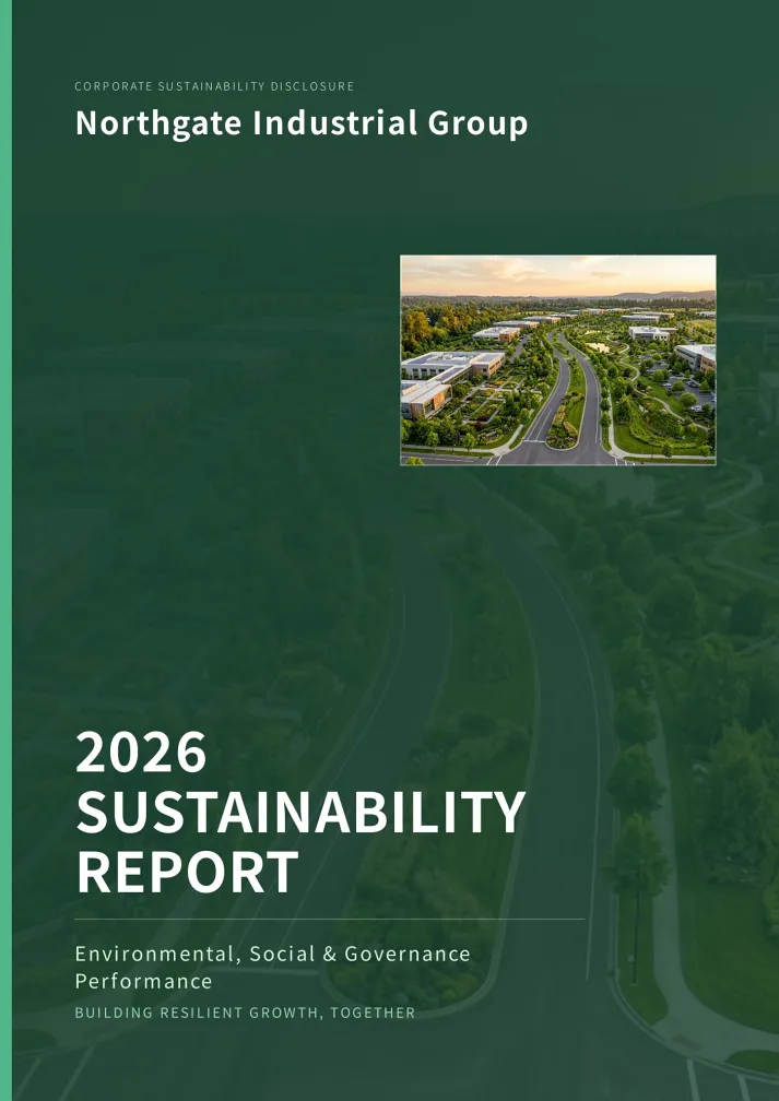 Corporate ESG Annual Report Template