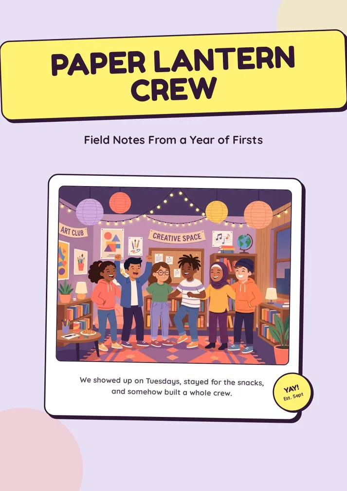 Class Club Magazine Template