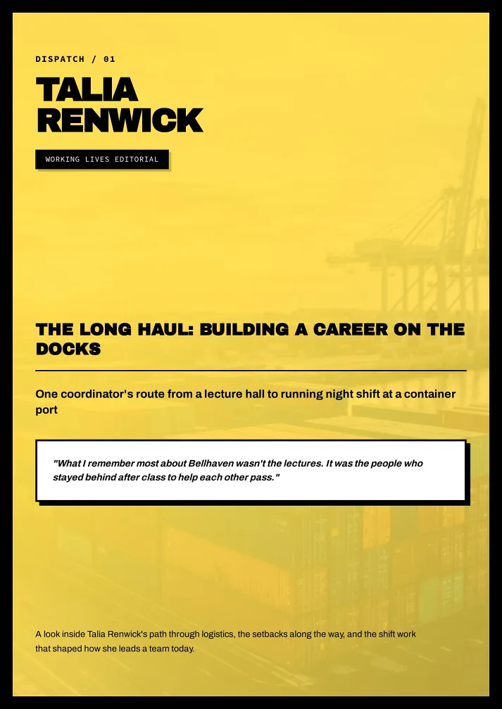 Career Profile Magazine Template