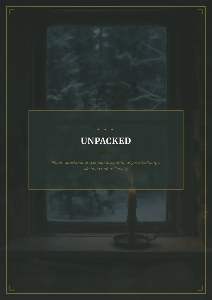 Unpacked Journal Template