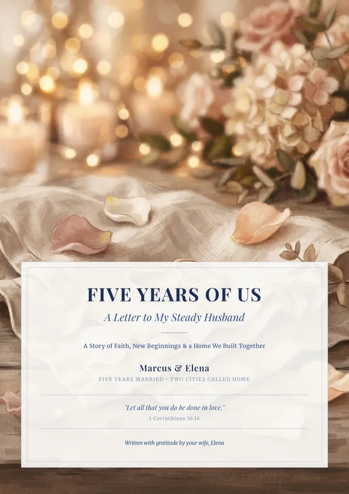 Faith-Filled Anniversary Letter Template